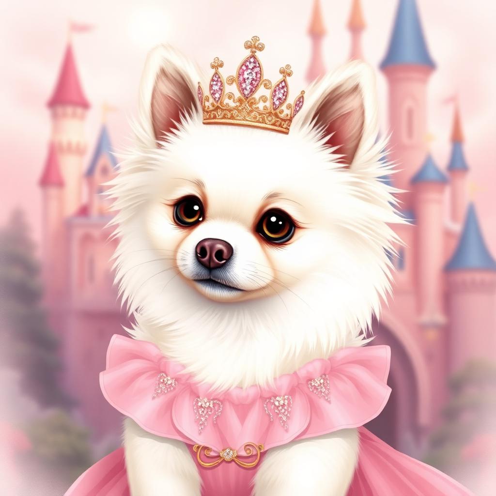 Princess Poppy — Storybook pet portrait